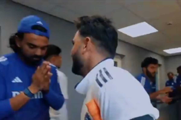 KL Rahul Bows Down to Rishabh Pant After Audacious Batting Display on Day 1 of the ENG vs IND 1st Test [WATCH] 