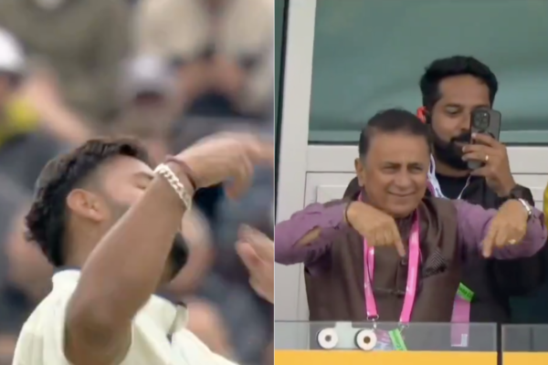 [WATCH] Sunil Gavaskar Asks Rishabh Pant To Do Cartwheel Celebration After Century, India Test Vice Captain Turns It Down