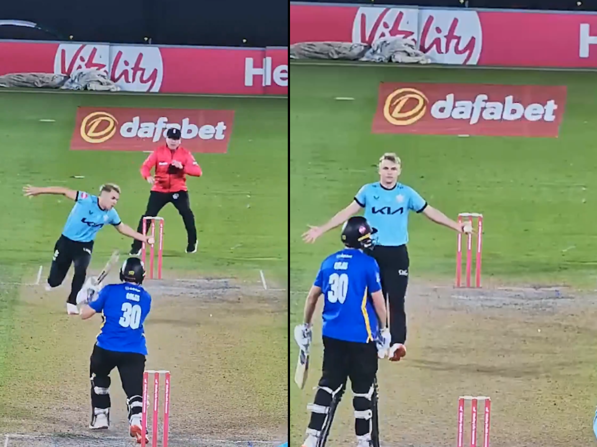 CSK Star Sam Curran Plucks Catch Out Of Thin Air, Takes 4-Fer In Brilliant Showing in T20 Blast [WATCH]