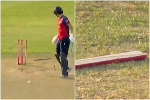 [WATCH] Former Mumbai Indians Pacer Splits A Stump In Half In A Bizarre Incident In T20 Blast