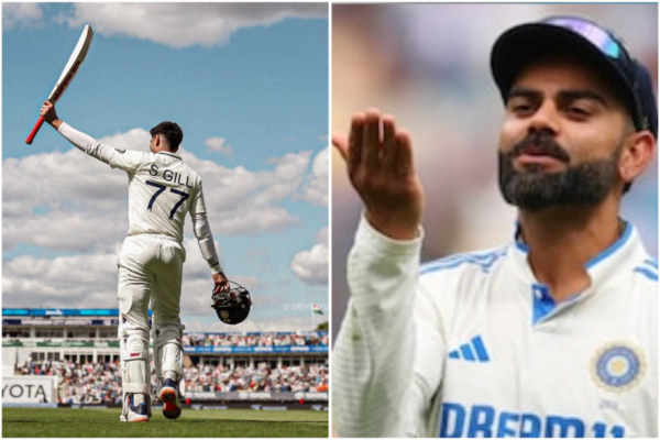 Virat Kohli Reacts To Shubman Gill’s Record-Breaking Knocks In Edgbaston Test vs England