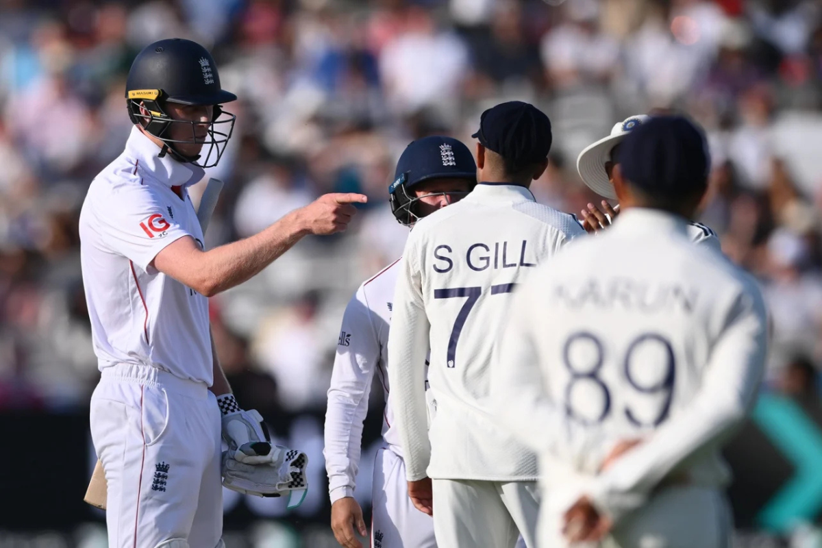 england sledging manchester test india not nice guys harry brook