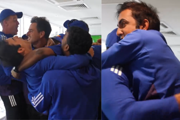 Gautam Gambhir Leads Wild Celebrations in Dressing Room After Thrilling Win against England at The Oval [WATCH]