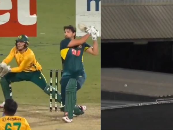 RCB Star Tim David Smashes Insane 109m Six To Roof Of Stadium During AUS vs SA 1st T20I [WATCH]