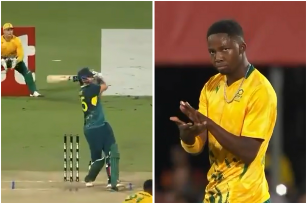 Tim David Hammers a Brutal Six, Gets Applause From Kwena Maphaka During AUS vs SA 1st T20I [WATCH]
