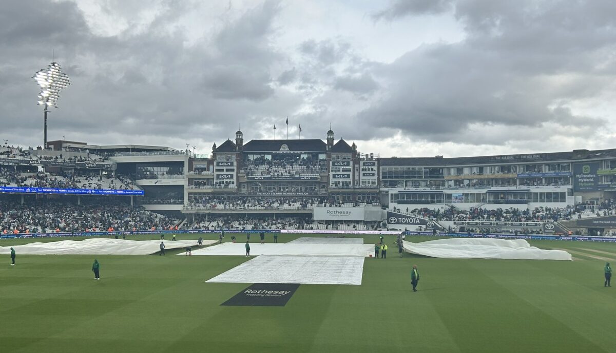 eng vs ind 5th test day 4 rain stuart broad the oval test