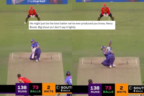 Harry Brook Plays an Outrageous Dilscoop off England’s Bowling Coach; Former Pacer Labels Him “Best Batter Ever” [WATCH]