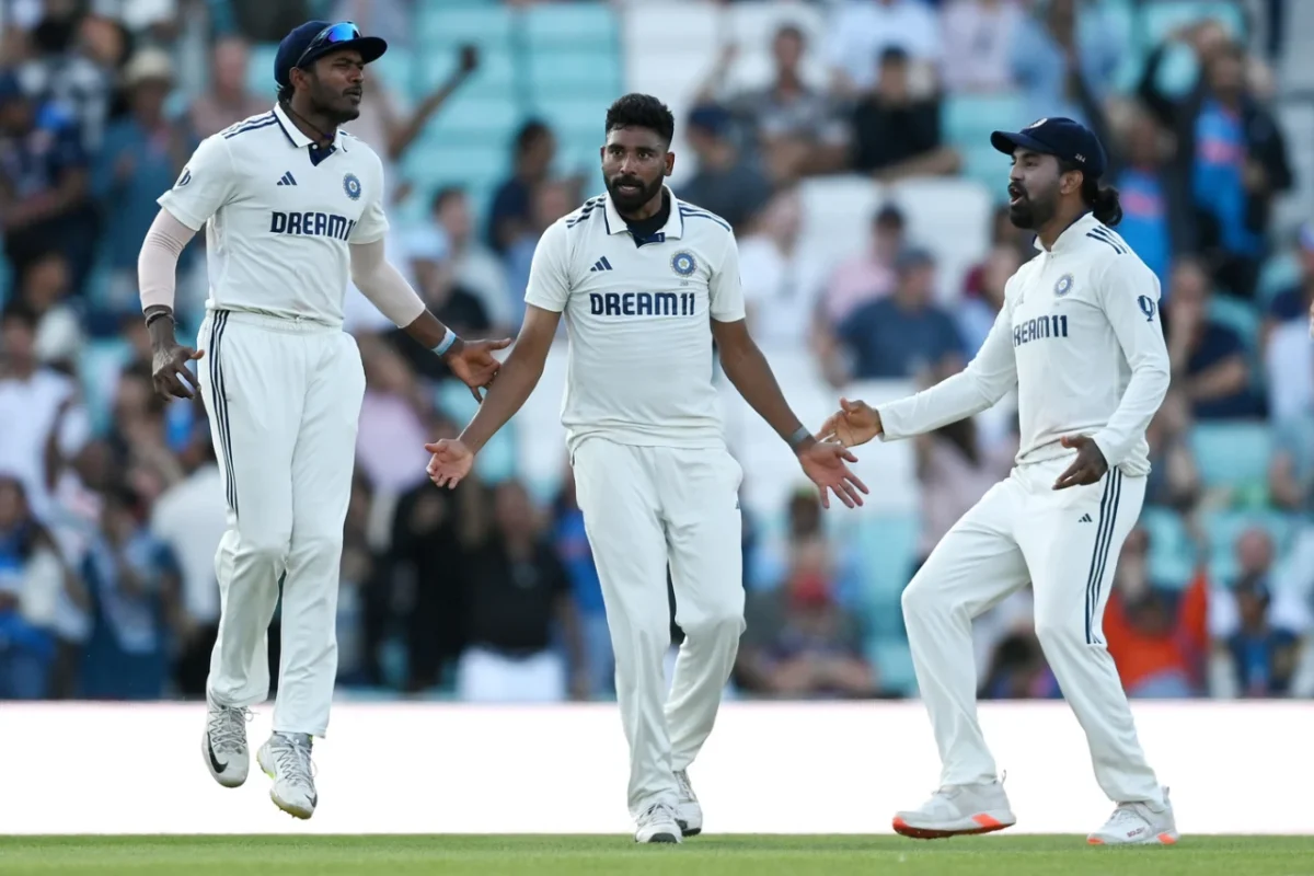 mohammed siraj zak crawley wicket eng vs ind 5th test oval test last ball