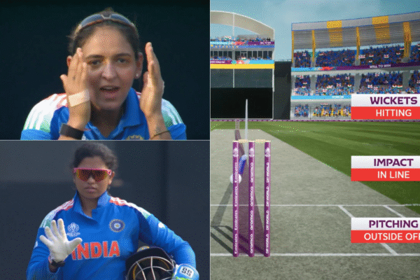 Harmanpreet Kaur Loses Temper on Richa Ghosh After Missing Obvious DRS Call In Women’s World Cup 2025 [WATCH]