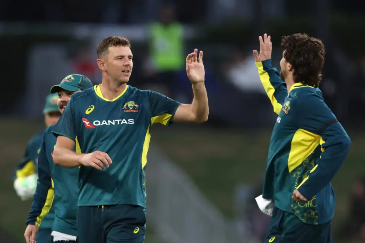 Josh Hazlewood New Zealand vs Australia 1st T20I