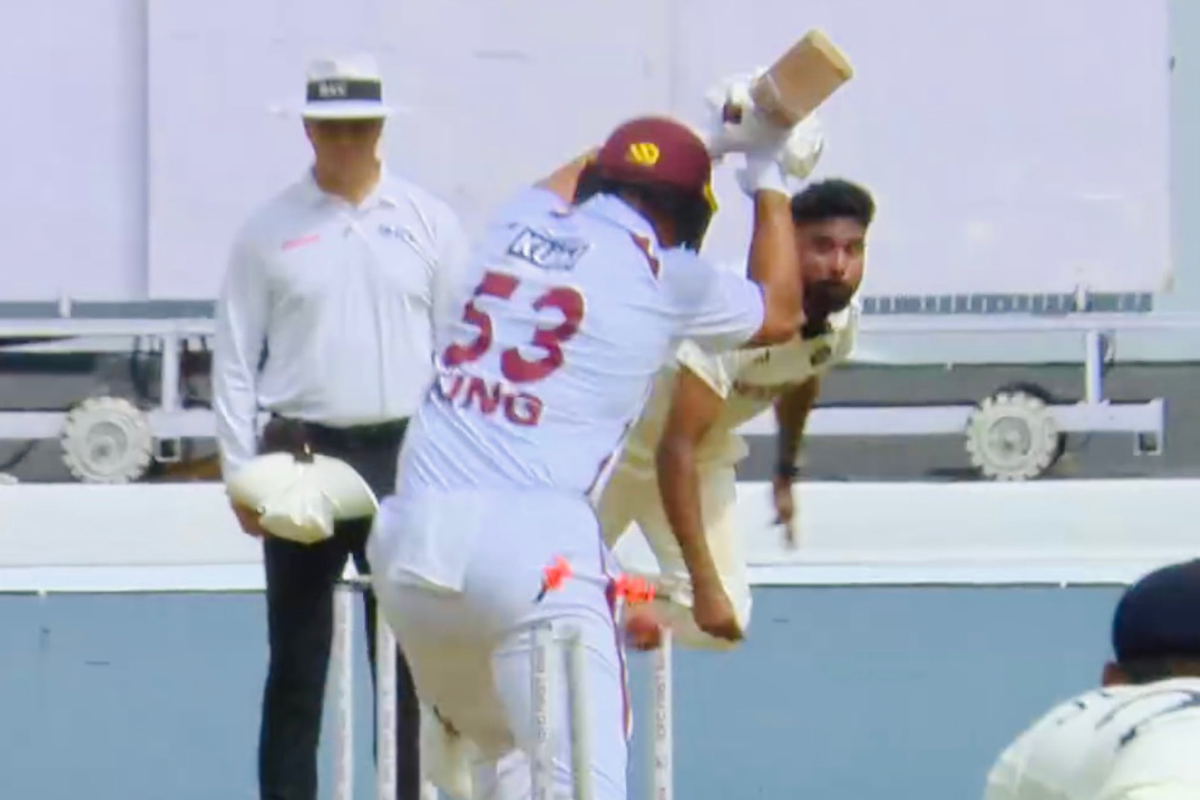 Mohammed Siraj Brandon King IND vs WI India