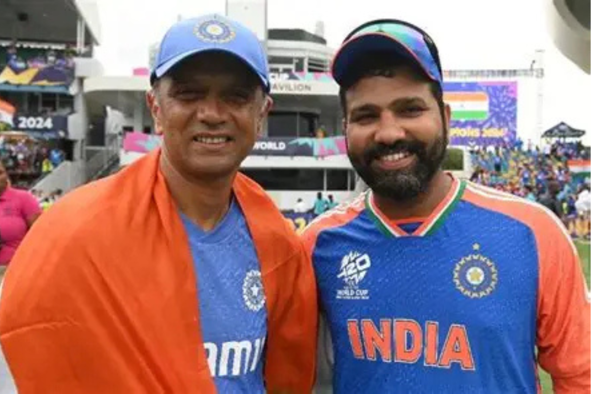 Rahul Dravid Rohit Sharma India 2024 T20 World Cup