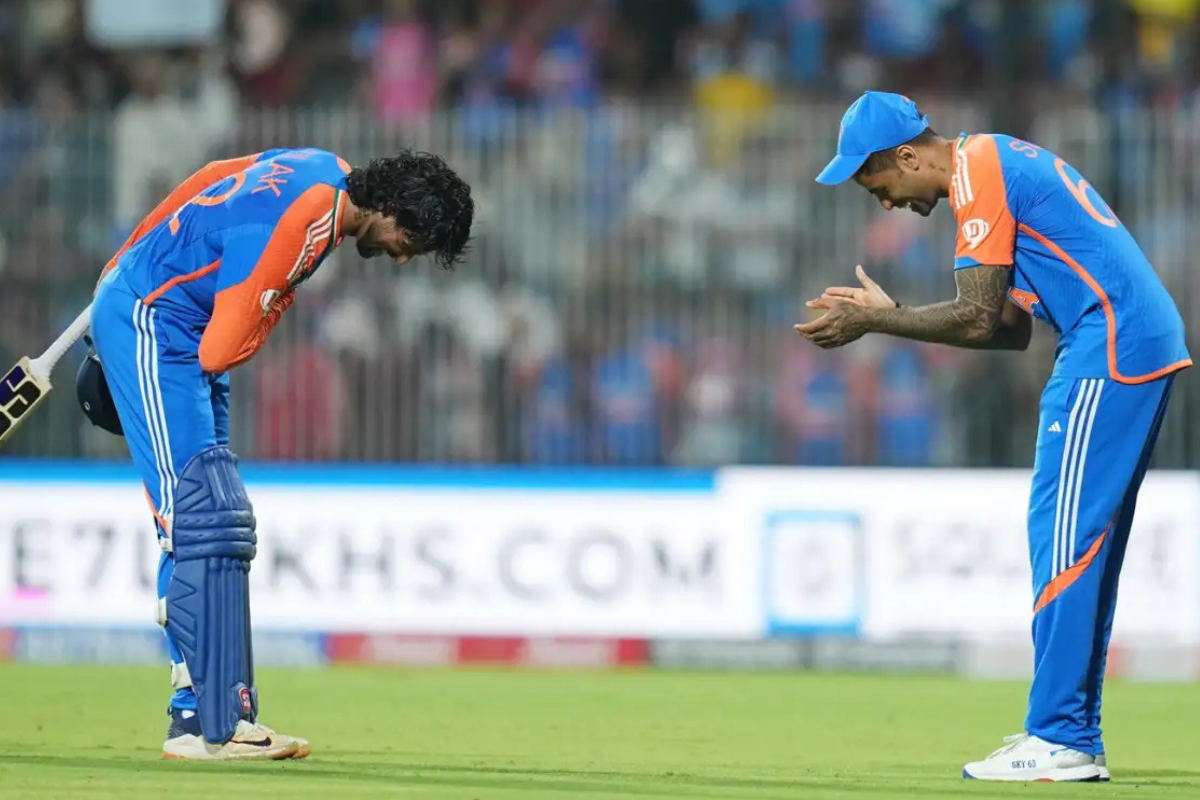 Tilak Varma Suryakumar Yadav India No.3