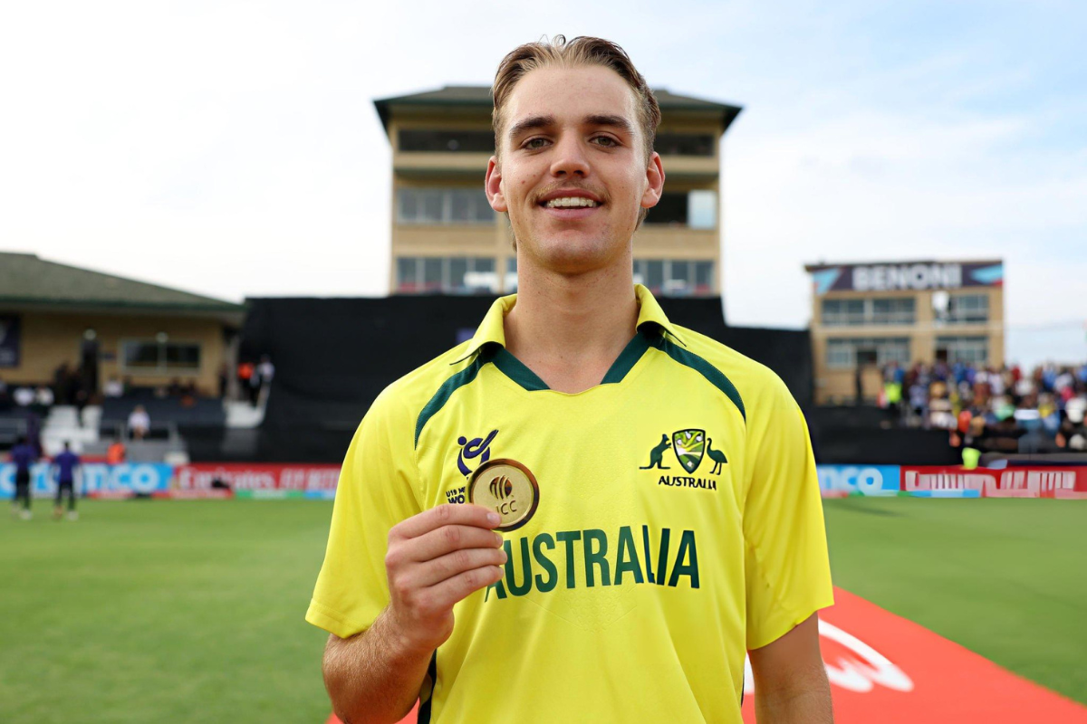 Who Is Mahli Beardman? Australia’s U19 Pacer Fast-Tracked for India T20Is.