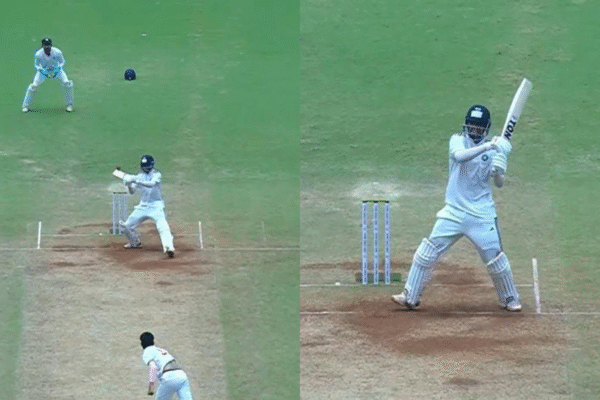 Yash Dhull Plays Audacious No-Look Upper Cut, Falls to Similar Shot Moments Later in Irani Cup 2025 [WATCH]