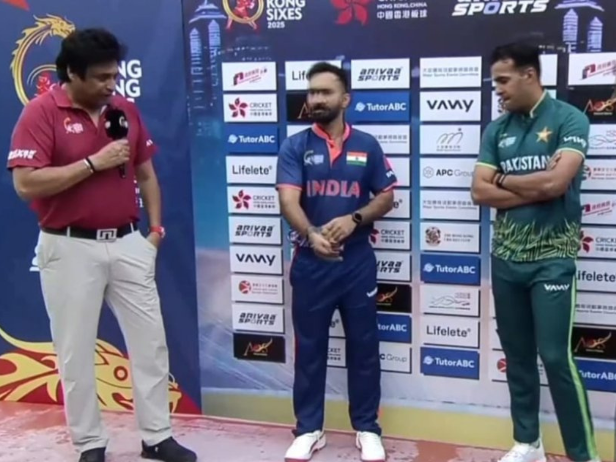 Dinesh Karthik Follows Suryakumar Yadav As India vs Pakistan Handshake Gate Continues in Hong Kong Sixes 2025