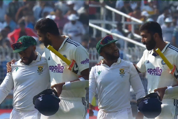 Jasprit Bumrah and Temba Bavuma Seen in a Light-Hearted Chat Following ‘Bauna’ Controversy After 1st IND vs SA Test [WATCH].