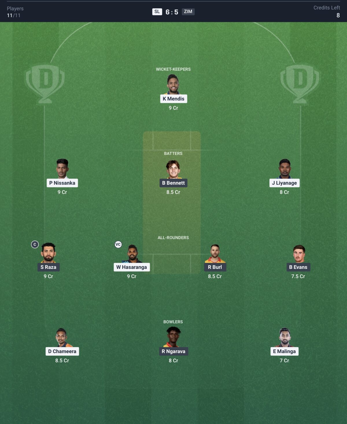 SL vs ZIM Dream11 Prediction Today, T20I Tri-series, Match 5 Fantasy Cricket Tips, Team, Playing XI, and Pitch Report