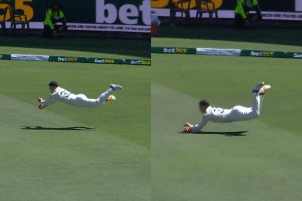 Marnus Labuschagne Takes Sensational Diving Catch With One Hand Inches Above the Ground in 2nd Ashes 2025 Test [WATCH].